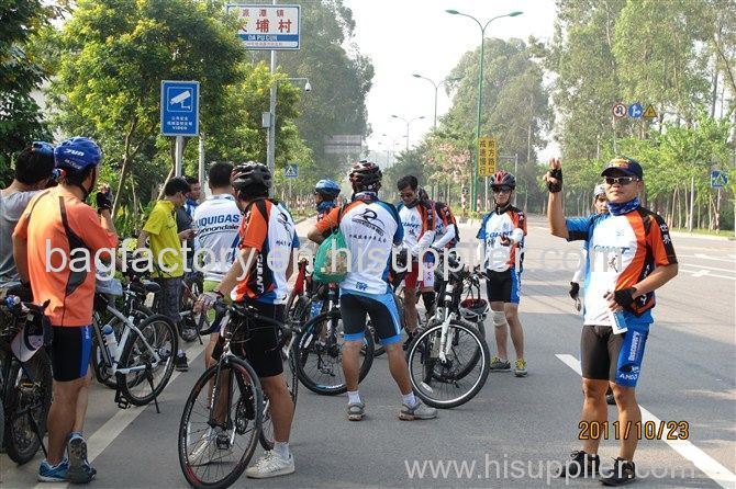 Our member join the bike racing activities