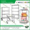 Free standing Wire mesh shelving units / Wire Display Racks for Supermarket equipment