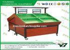 Customized Double Sides Fruit vegetable display shelves and fruit racks