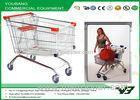 Mini Wire Steel Supermarket european shopping carts for seniors zinc plated