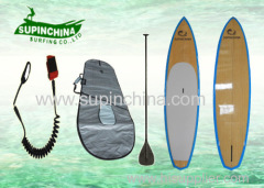 Swallo tail Round nose Bamboo SUP boards Paddle boards on river / lake