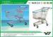 Four Castor Zinc Plated Supermarket Shopping Trolley Carts American Style