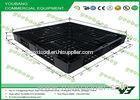 Standard Size Grid Shape Heavy Duty Plastic Pallet With One Or Two Sides For Industrial