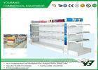 Cold rolled steel Supermarket Display Shelving Pegboard Shelf Double Side