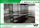 Single side Retail gondola display / Supermarket Display Shelving With Front Plate
