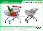 Folding Supermarket metal grocery cart chrome plated with CE & ISO9001 approval