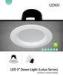 Commercial IP50 240 Volt 3 Watt LED Recessed Downlights For Supermarkets