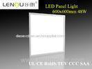 48W 4000K Office Suspended Ceiling 600x600 LED Light Panel With CE Certification