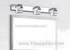 Wall Modern Bathroom Lights / Crystal LED Mirror Front Lighting 9W