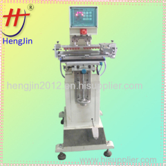 single color ink cup horizontal moving pad printing electric pad printer with high quality for sale