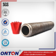 ONTON drill pope thread high quality construction SDA & steel anchor rock bolt