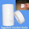 Largest Jumbo Roll of Eggshell Paper Raw Material for Yourself Screen Printing and Arts Graffiti Egg Shell Tag Stickers