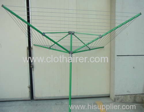 4 ARMS outdoor steel rotary airer