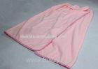 Durable Microfiber Towelling Bathrobe for Drying Body with Velcro Straps