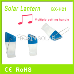 Portable solar led lamp for camping