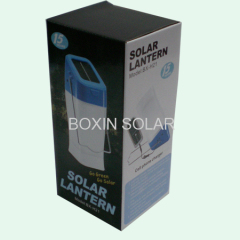 Portable solar led lamp for camping