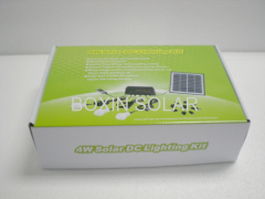 Mini rechargeable solar home systems with 3 bulbs and mobile phone charger