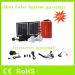 Solar home lighting system with 2 bulbs