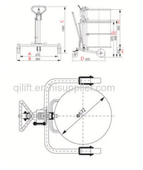 Hydraulic Drum Truck QDT250/QDTR250/QDTW250