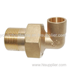 Zinc plating brass elbow