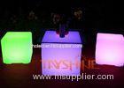 Outside LED Patio Furniture Rechargeable , Light Up Bar Tables And Chairs