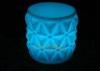 Commercial Blue Glowing LED Bar Chair / Rechargeable LED Light Up Chair