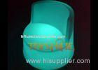 Modern Illuminated LED Bar Stool Chair , LED Bar Chair Lighting Furniture Remote Control