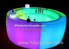 Fireproof Glowing LED Bar Counter Furniture , Acrylic LED Lounge Furniture