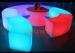 4 RGB Glowing Acrylic LED Furniture For Concert , Wedding / LED Bar Stool And Tables