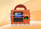 Waterproof 3.5 TFT fingerprint staff time attendance system with GPRS WIFI , Built In Battery