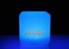 Waterproof Glow Cubes Furniture Light Bench LED Bar Stools For Salon , SPA , Cabaret