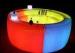 Nightclub Round LED Party Furniture , Removable Glowing Led Bar Table UL BS GS SAA
