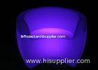 Purple LED Bar Stools Illuminated Chairs With On / Off Switch 97CM90CM72CM