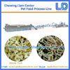 Extuded Fish Feed Processing Line / Dog Cat Fish Pet Food Making Machine