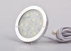 Round under cabinet led lights Surface mount 1.8W SMD5050 , low voltage puck lights