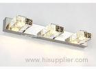 Bridgelux high power 9W LED Crystal Bathroom Wall Lights 3 lights 50 / 60 Hz