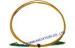 Gigabit Ethernet Single mode Fiber Optic Patch Cord LC / APC For FTTH Systems