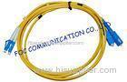 FTTH Fiber Optic Patch Cord Low Insertion Loss LC - SC Duplex