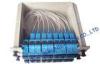 SC / UPC Fiber PLC Splitter Cassette Box Type , Rack MountPassive Optical Splitter