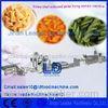 Screw Waved Chips Extruded Pellet Frying Snacks Machine , Food Process Line