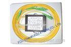 Bare Blockless Optical Fiber Splitter 1 * 4 for Passive Optical Networks