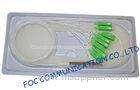 PON Mini Tube Fiber Planar lightwave circuit splitter with SC / APC Connector