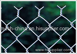 green chain link fence (PVC&Galvanized)