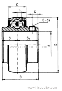 Insert Ball Bearing UC 210-30