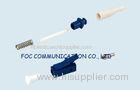 Simplex FC Optical Fiber ST Connector High precision ferrule , optical fiber connectors