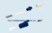 Simplex FC Optical Fiber ST Connector High precision ferrule , optical fiber connectors