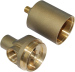 Forged brass three-way shunts