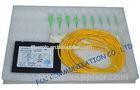 Low Insertion Loss Fiber PLC Optical Splitter , FTTX FTTH LGX splitter