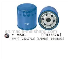 Auto oil filter CHEVROLET Aveo Brougham Captiva OPEL Ampera Antara 96 458 873 / 96395221