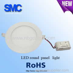 Round Non-Dimmable LED Recessed Ceiling Panel Lights 15 Natural White 1200LM